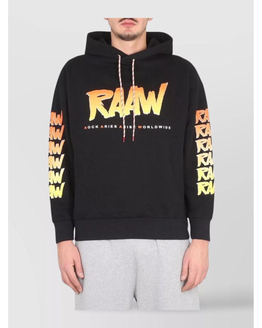 Aries Multicolor Logo Print Sweatshirt