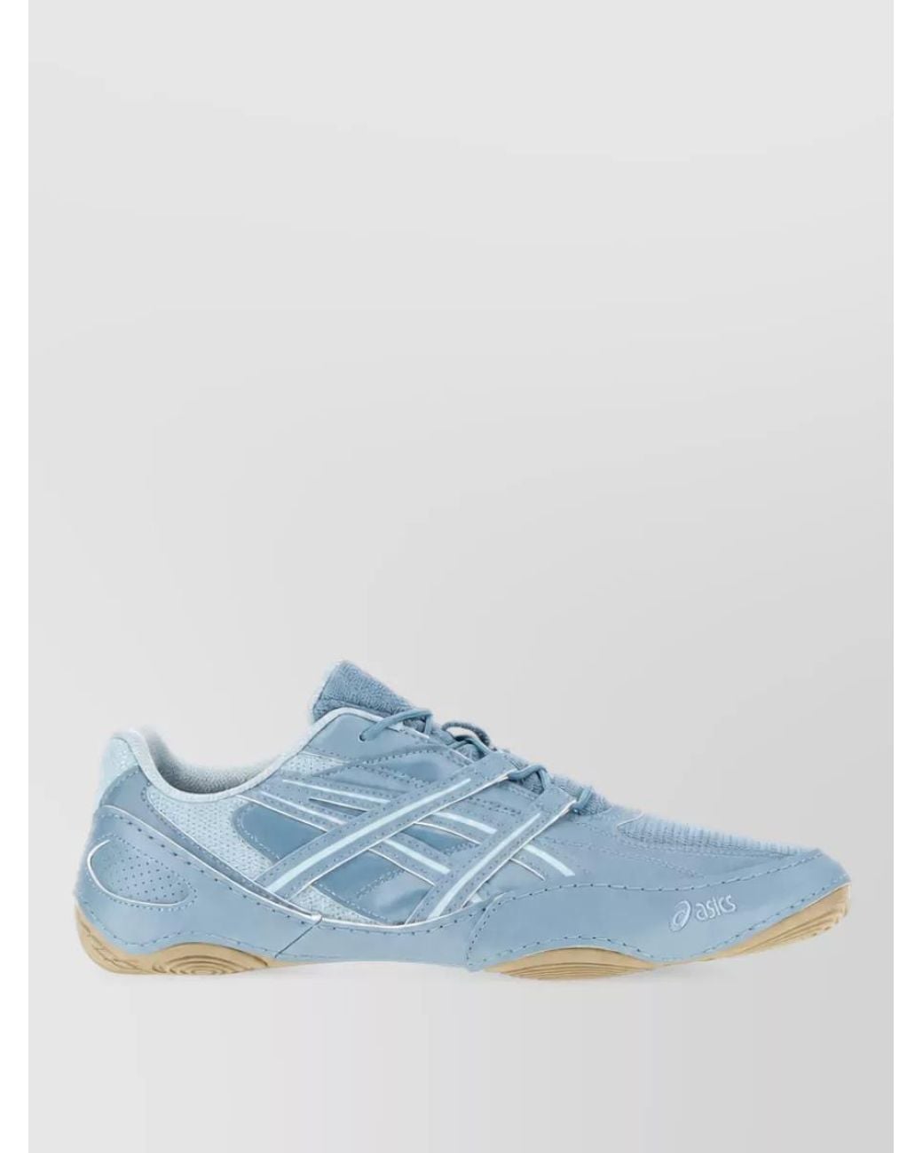 Asics Blue Fabric Lace-Up Sneakers