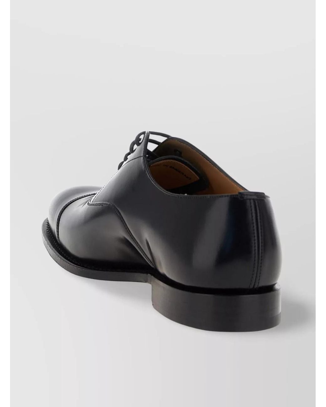 Church's Black Leather Lace-Up Shoes for men