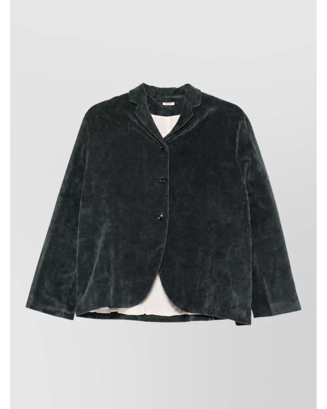 Apuntob Black Textured Oversized Coat