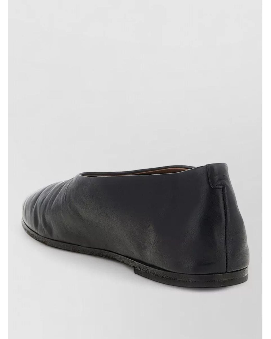 Marsèll Gray Leather Ballet Flats Coltellaccio