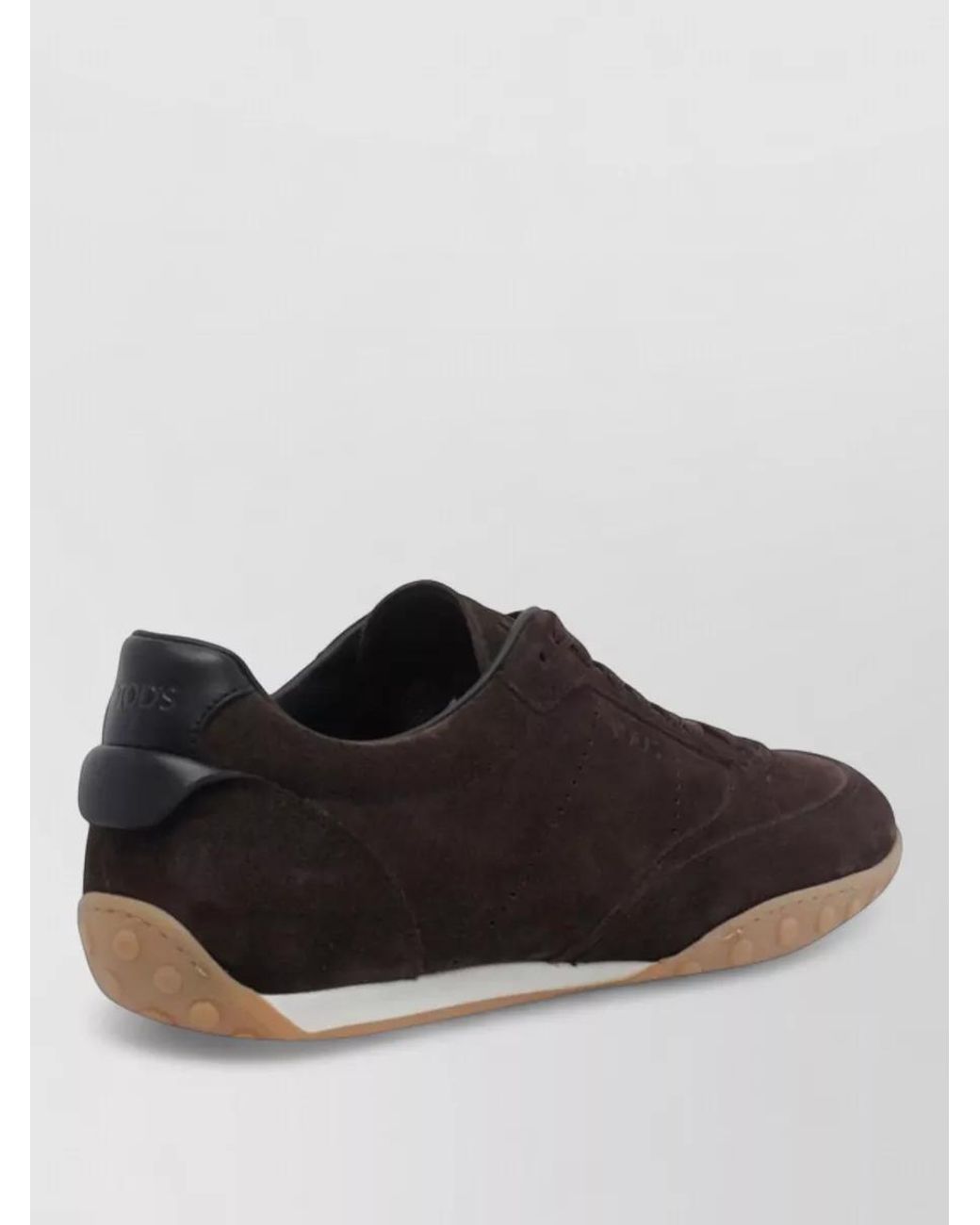 Tod's Black Suede Low-Top Sneakers for men