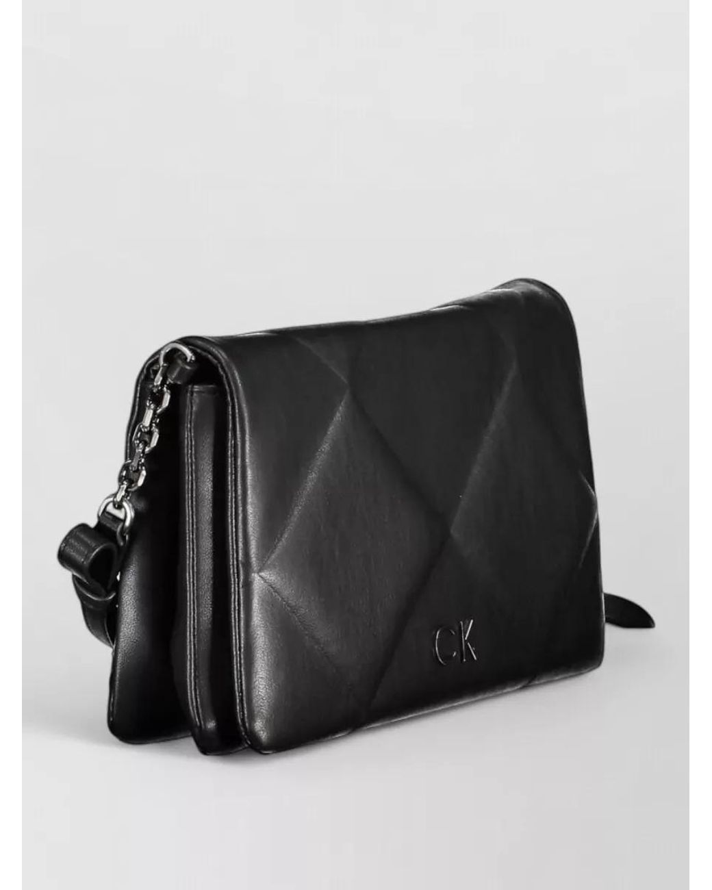 Calvin Klein Black Quilted Shoulder Bag