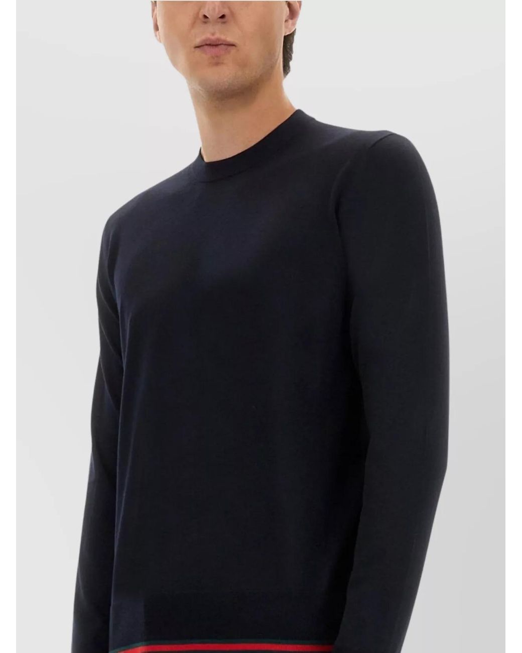 Gucci Blue Wool Jumper for men