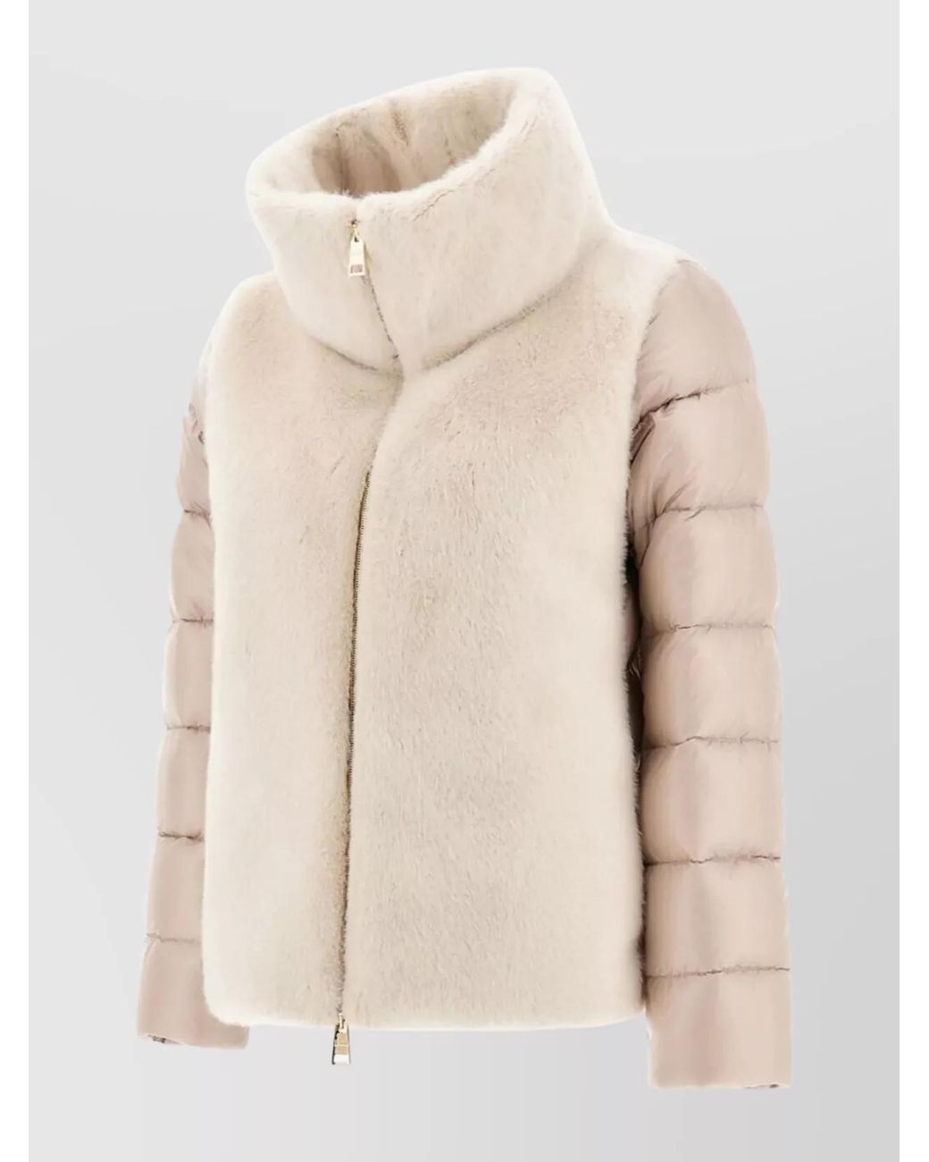 Herno Natural Ultralight Padded Jacket Fur Inserts