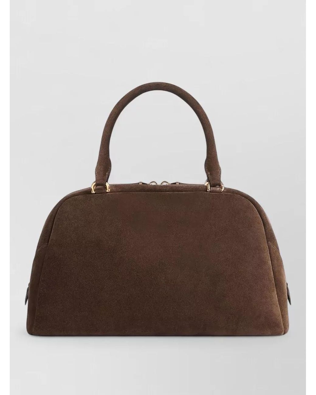 Givenchy Brown Antigona East West Soft Medium Suede Shoulder Bag