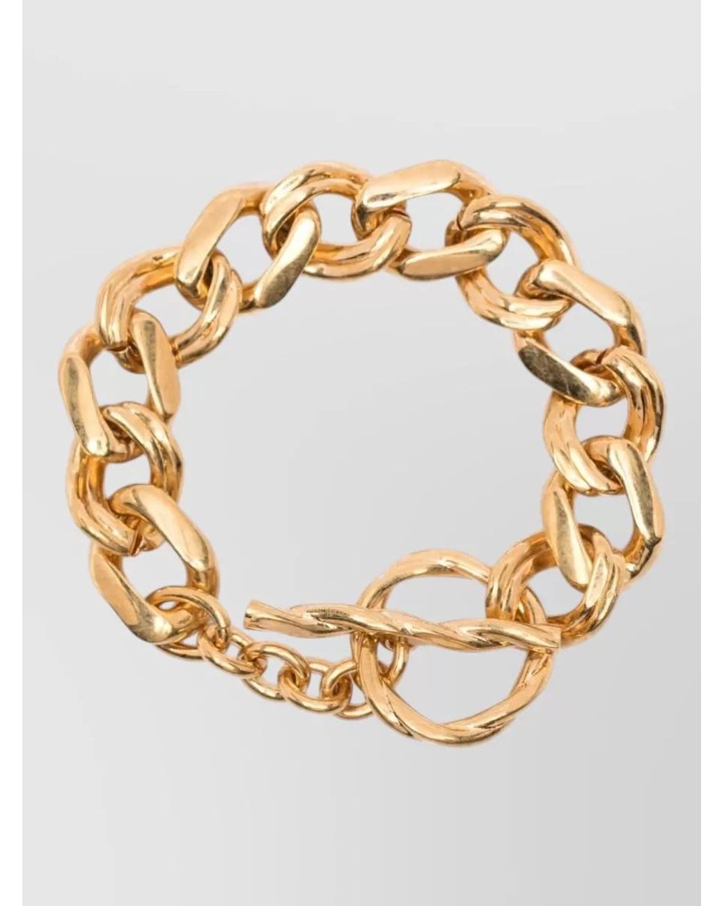 Saint Laurent Metallic Chain Bracelet