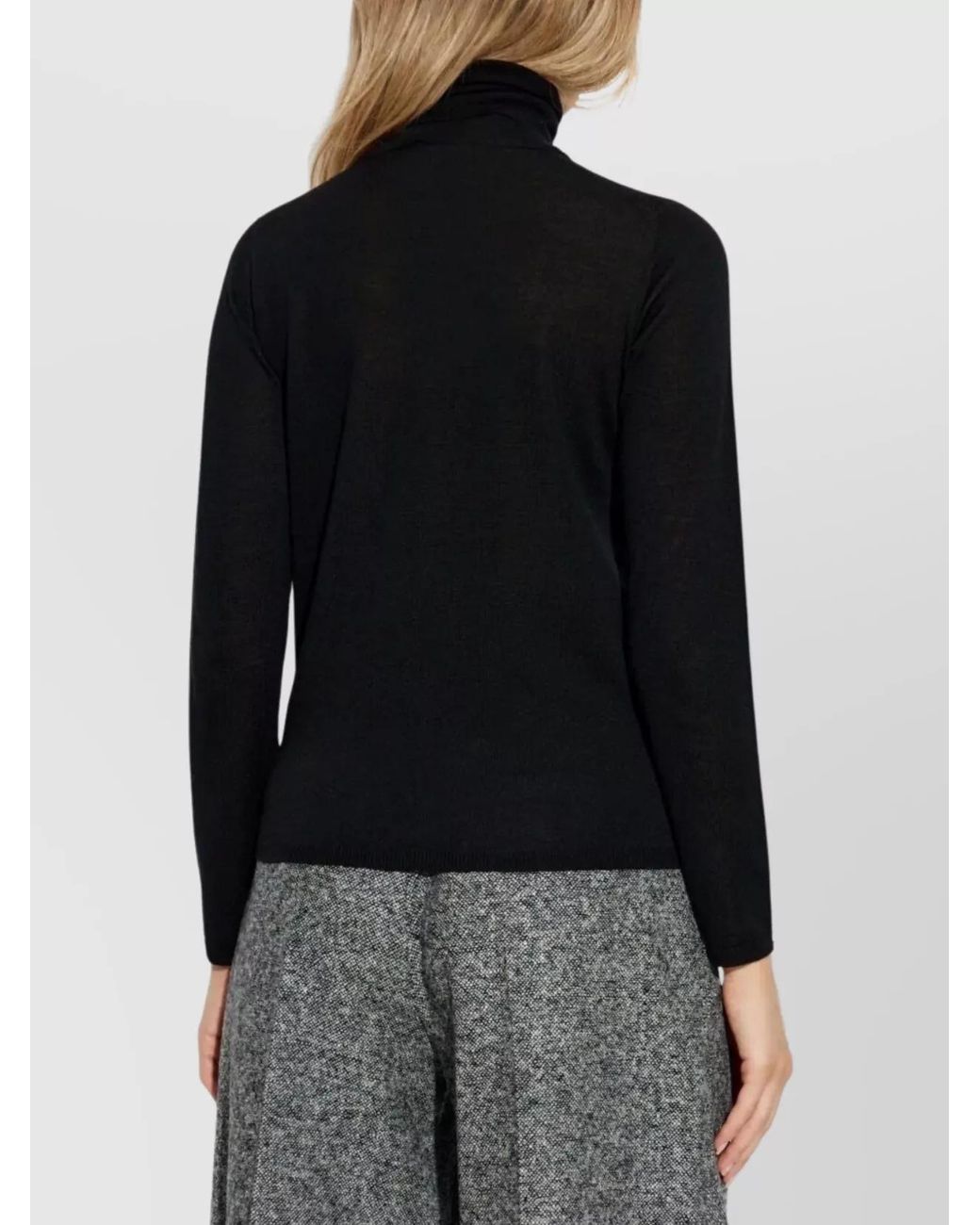 Max Mara Black Wool Tank Top