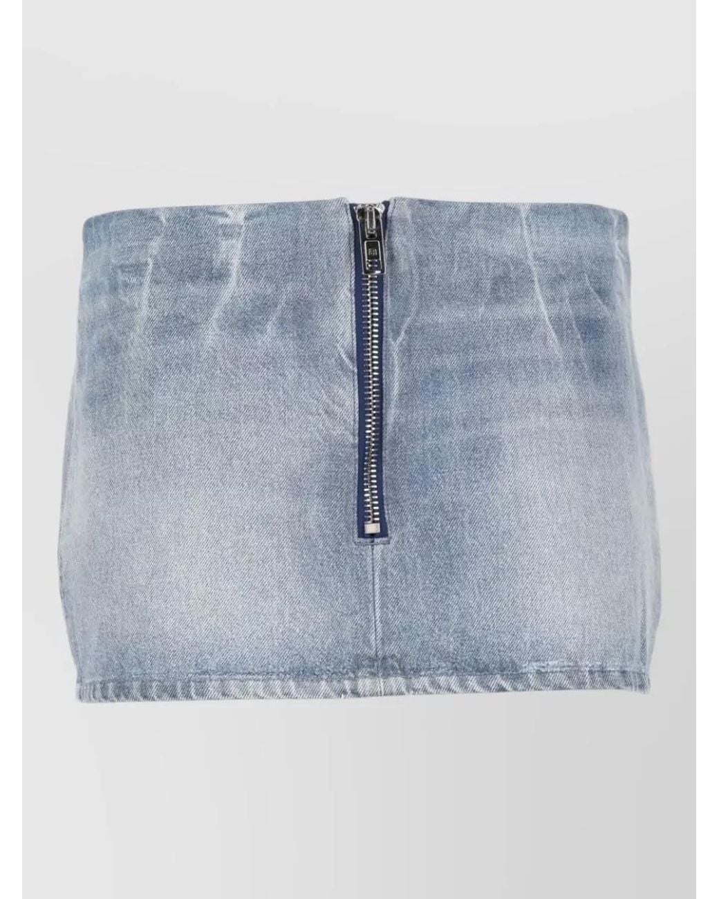 Alexander Wang Blue Denim Mini Skirt