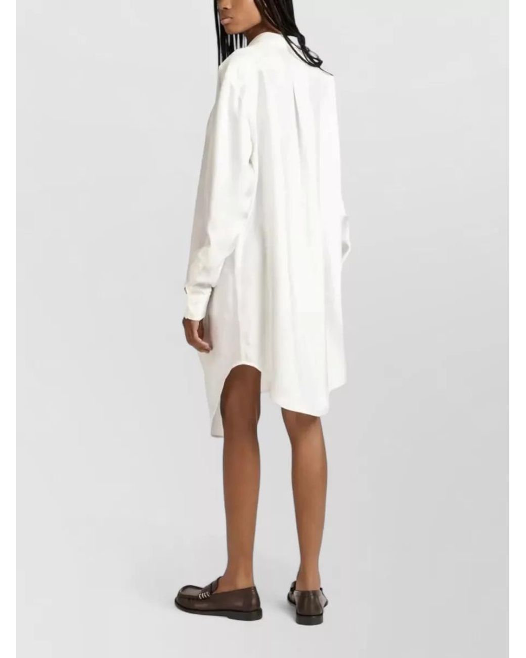 J.W. Anderson White Silk Shirt