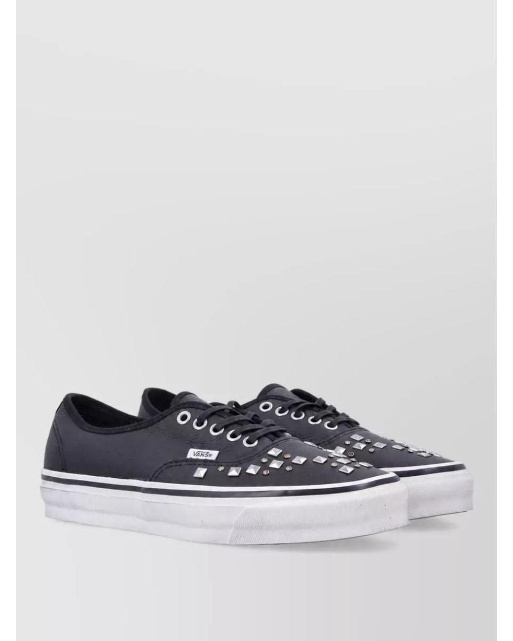 Vans Multicolor Leather Embellished Lace-Up Shoes
