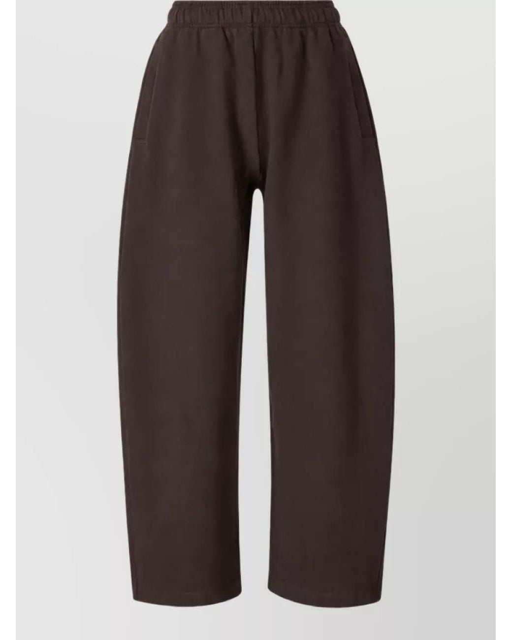 Jacquemus Brown Mid-Rise Cotton Sweatpants