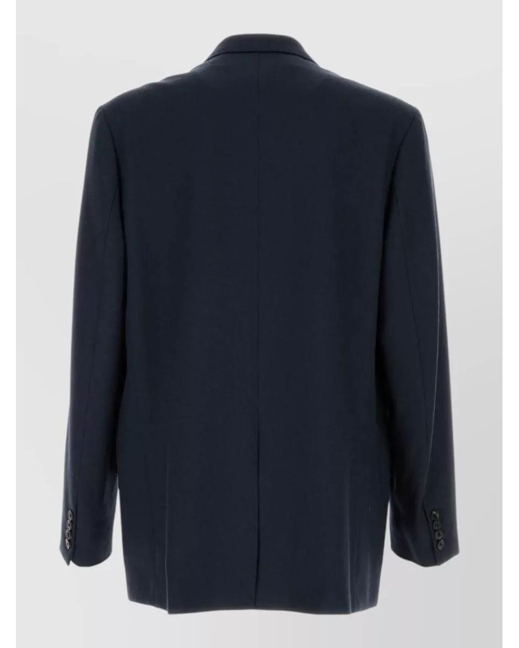 Dries Van Noten Blue Oversized Wool Blazer for men
