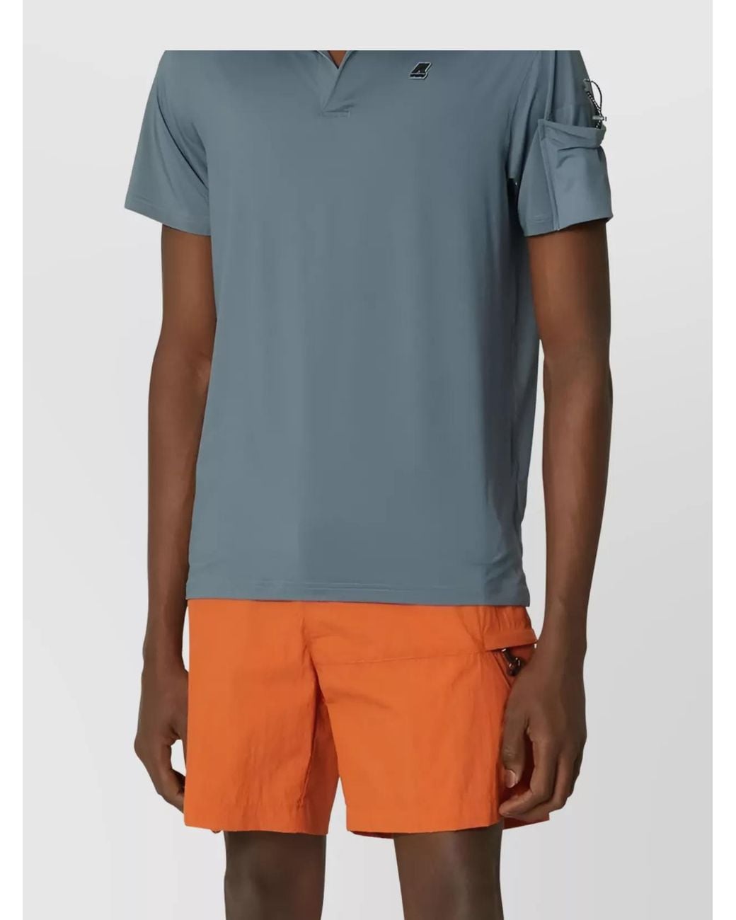 K-Way Blue Slievot Polo Shirt for men