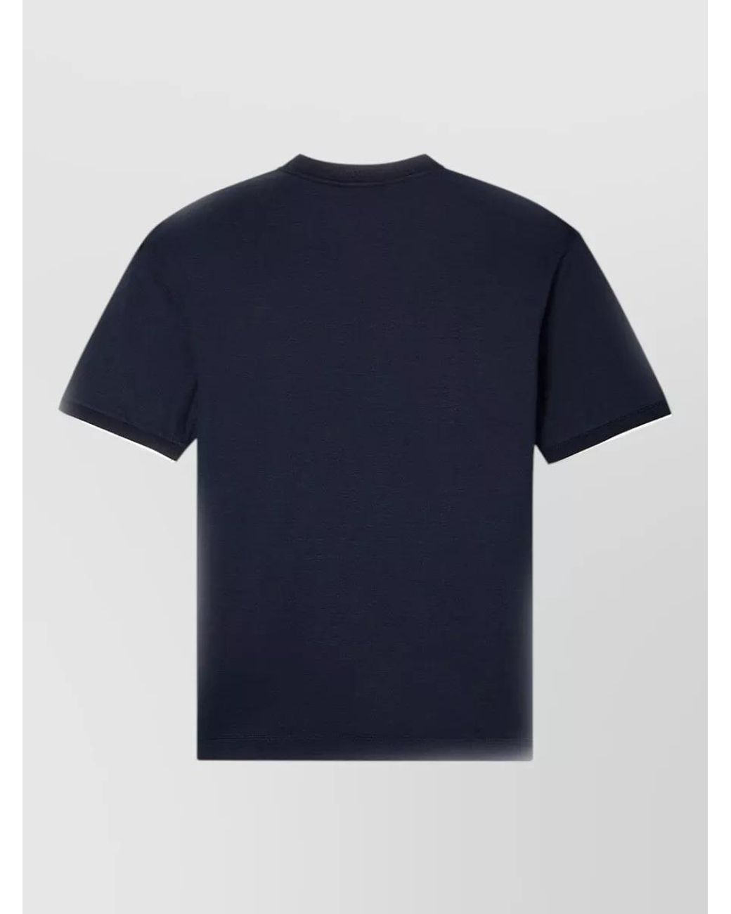 Emporio Armani Blue Crew Neck Short Sleeve T-Shirt for men