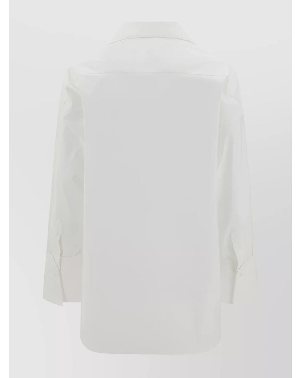 DARKPARK White Cotton Tunic Shirt