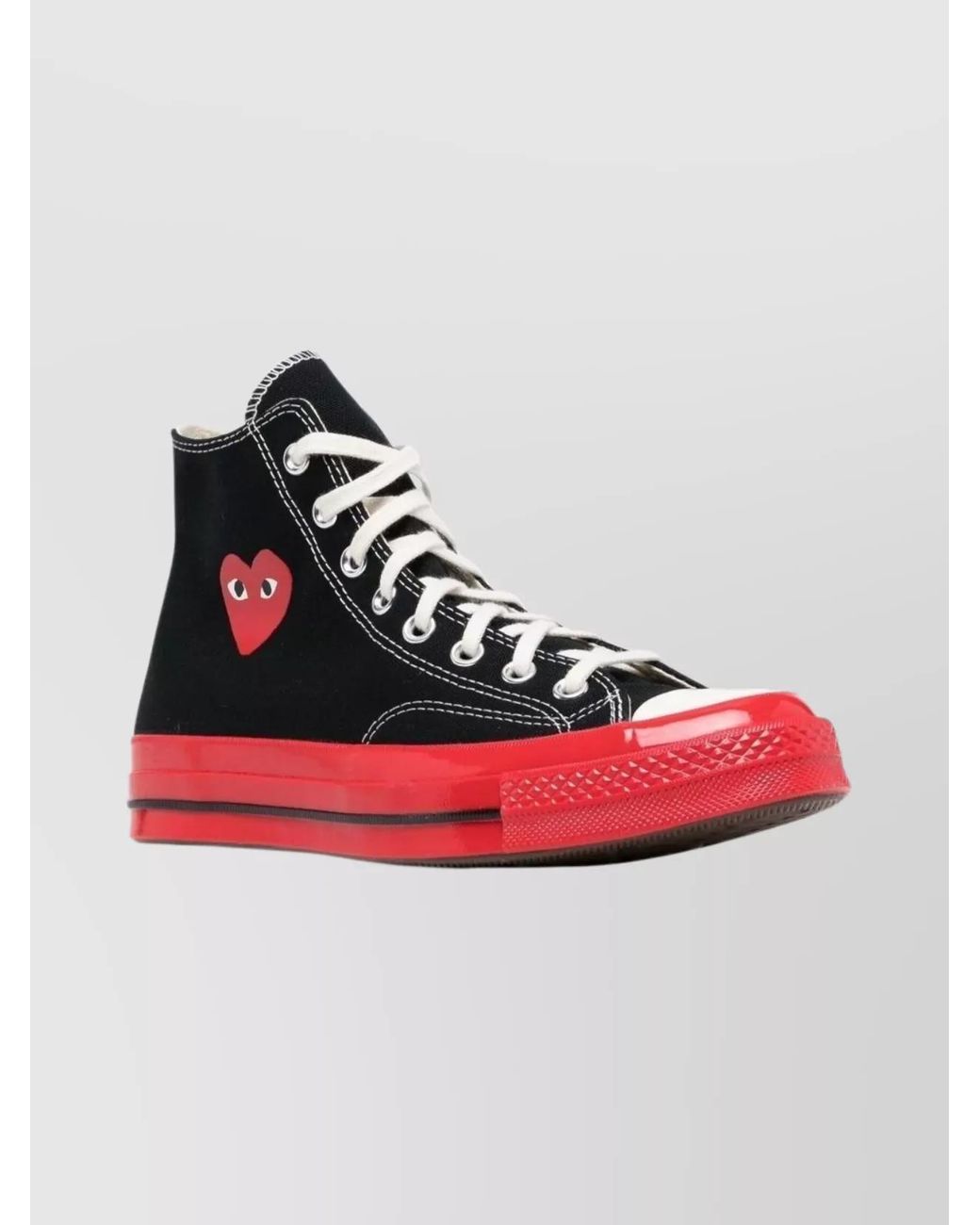 COMME DES GARÇONS PLAY Red High-Top Sneakers for men