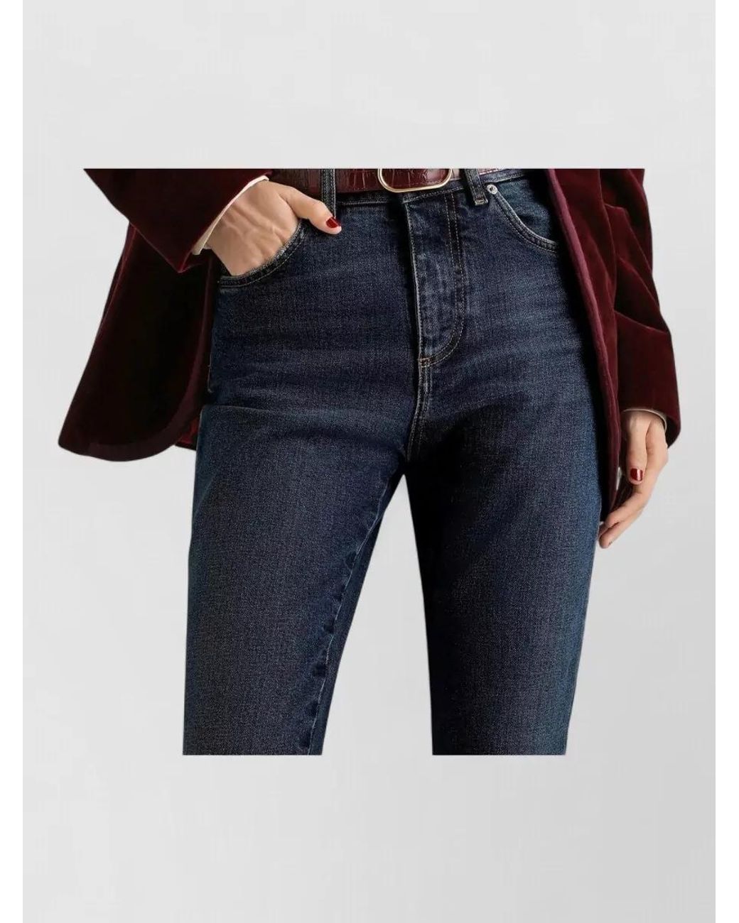 Dolce & Gabbana Multicolor Denim Straight-Leg Jeans