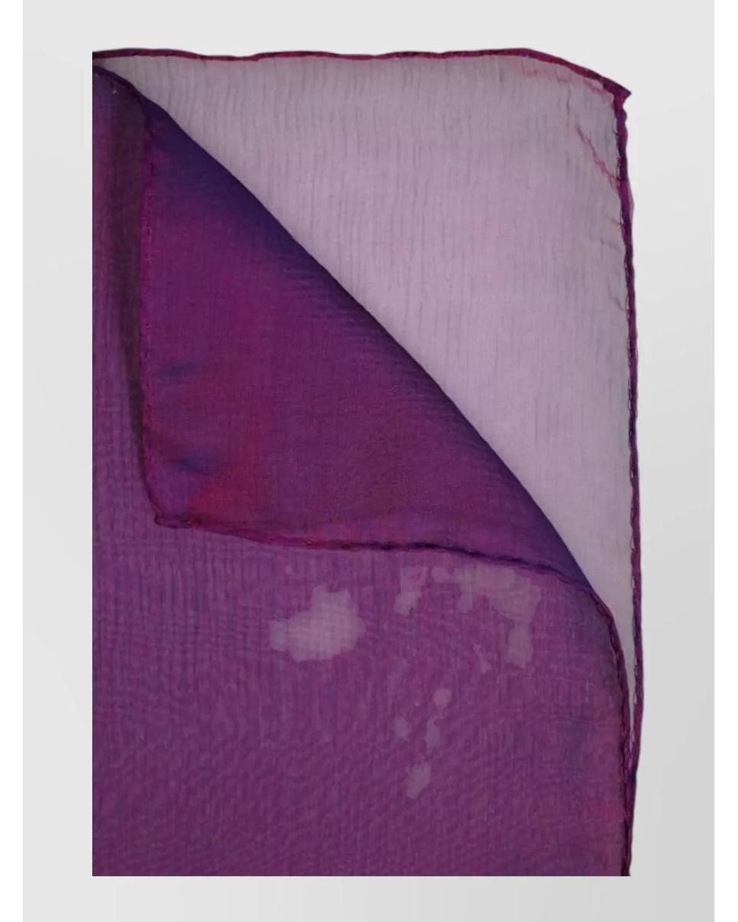 Dolce & Gabbana Purple Silk Ombre Scarf