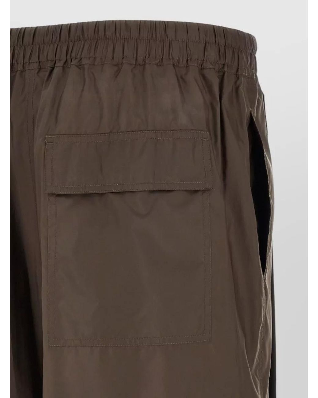 Rick Owens Brown Polyester Knee-Length Shorts for men