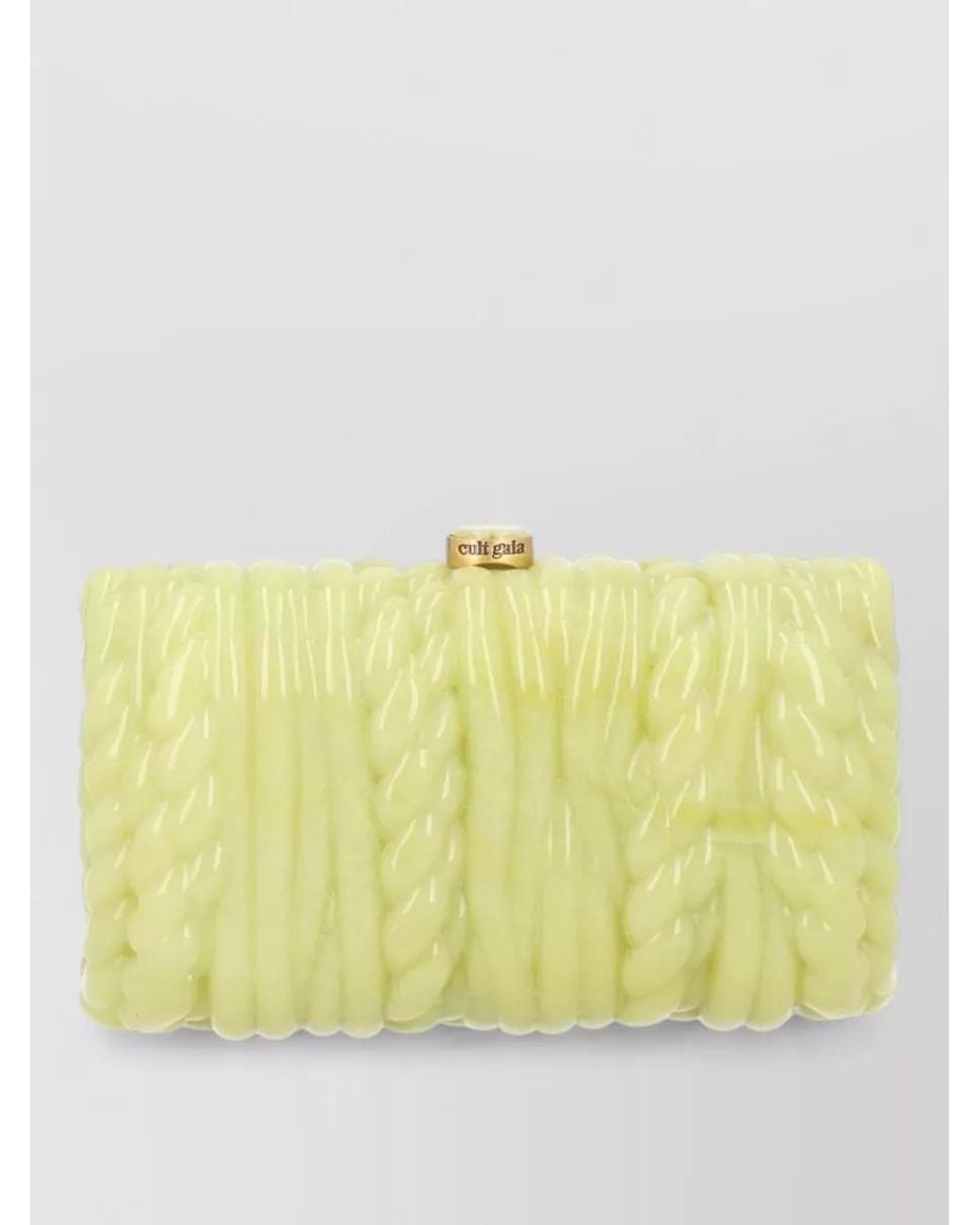 Cult Gaia Yellow Acrylic Mini Bag