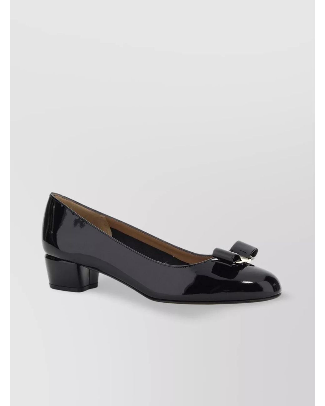 Ferragamo Multicolor Leather Closed-Toe Pumps