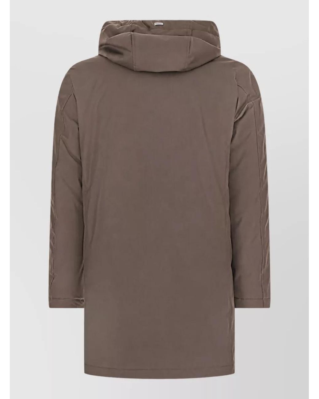 Herno Brown Down Padded Coat for men