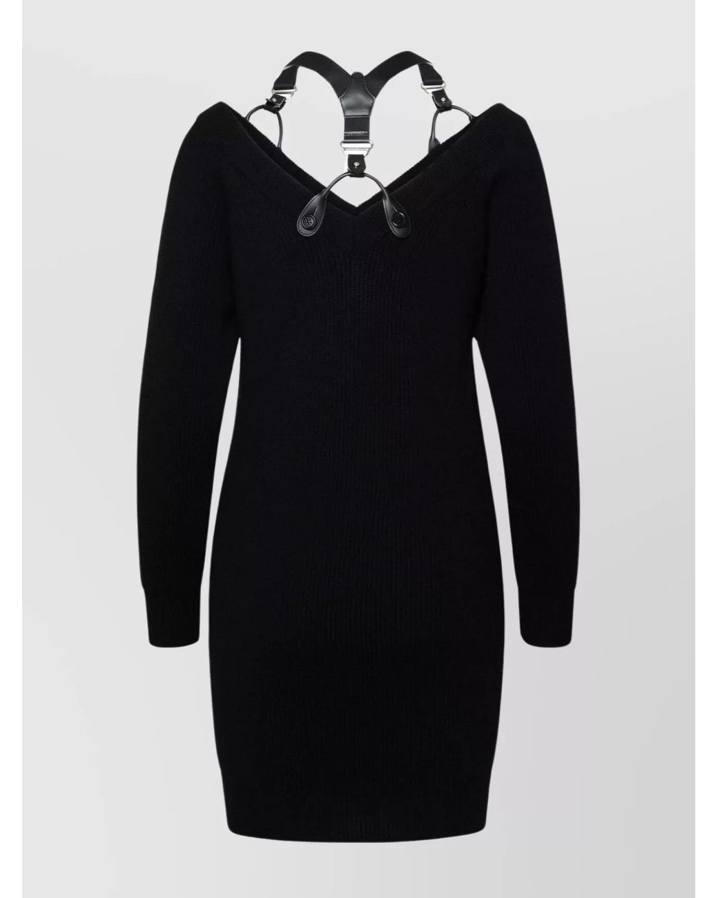 Moschino Black Wool Dress