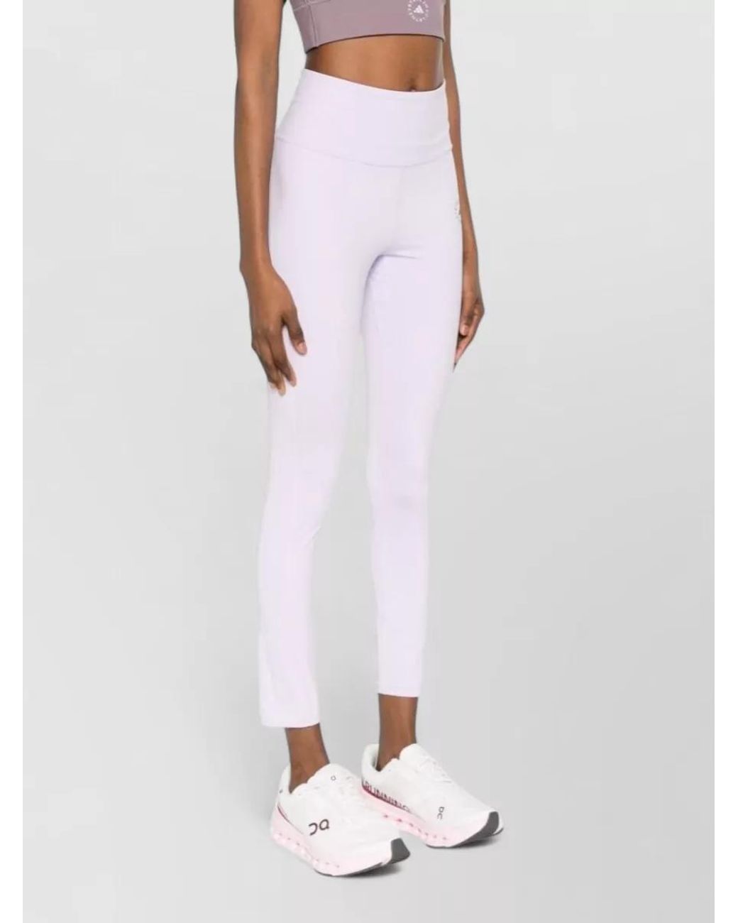 Adidas By Stella McCartney White High-Rise 7/8 Leggings