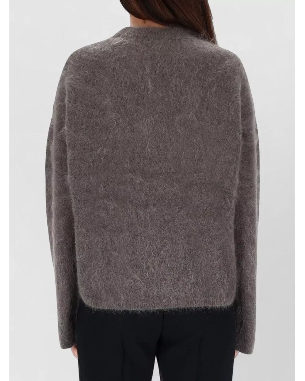 THE GARMENT Gray Mohair-Blend Relaxed-Fit Sweater