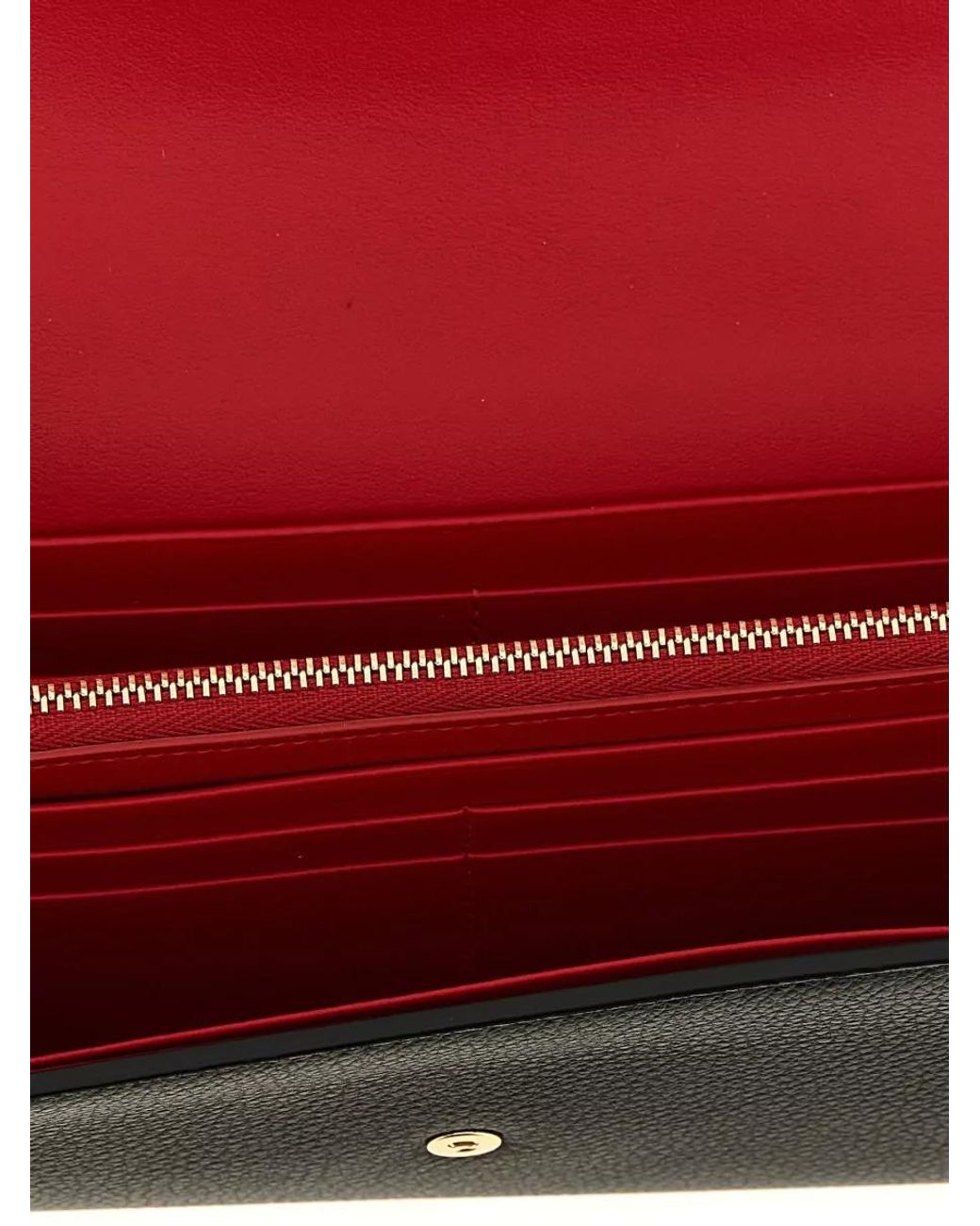 Ferragamo Black Gancini Leather Clutch Bag
