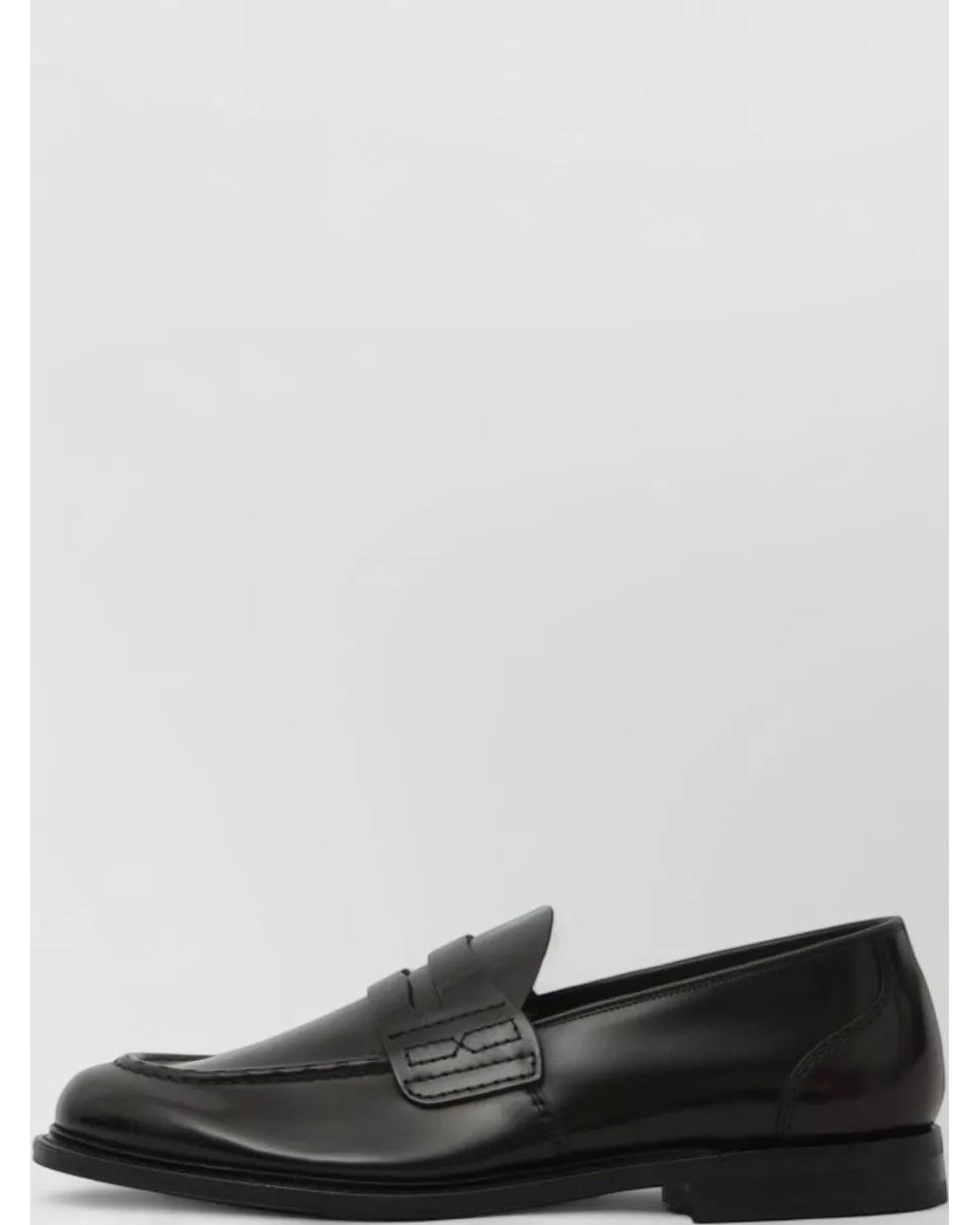 Church's Black Leather Penny Loafers for men
