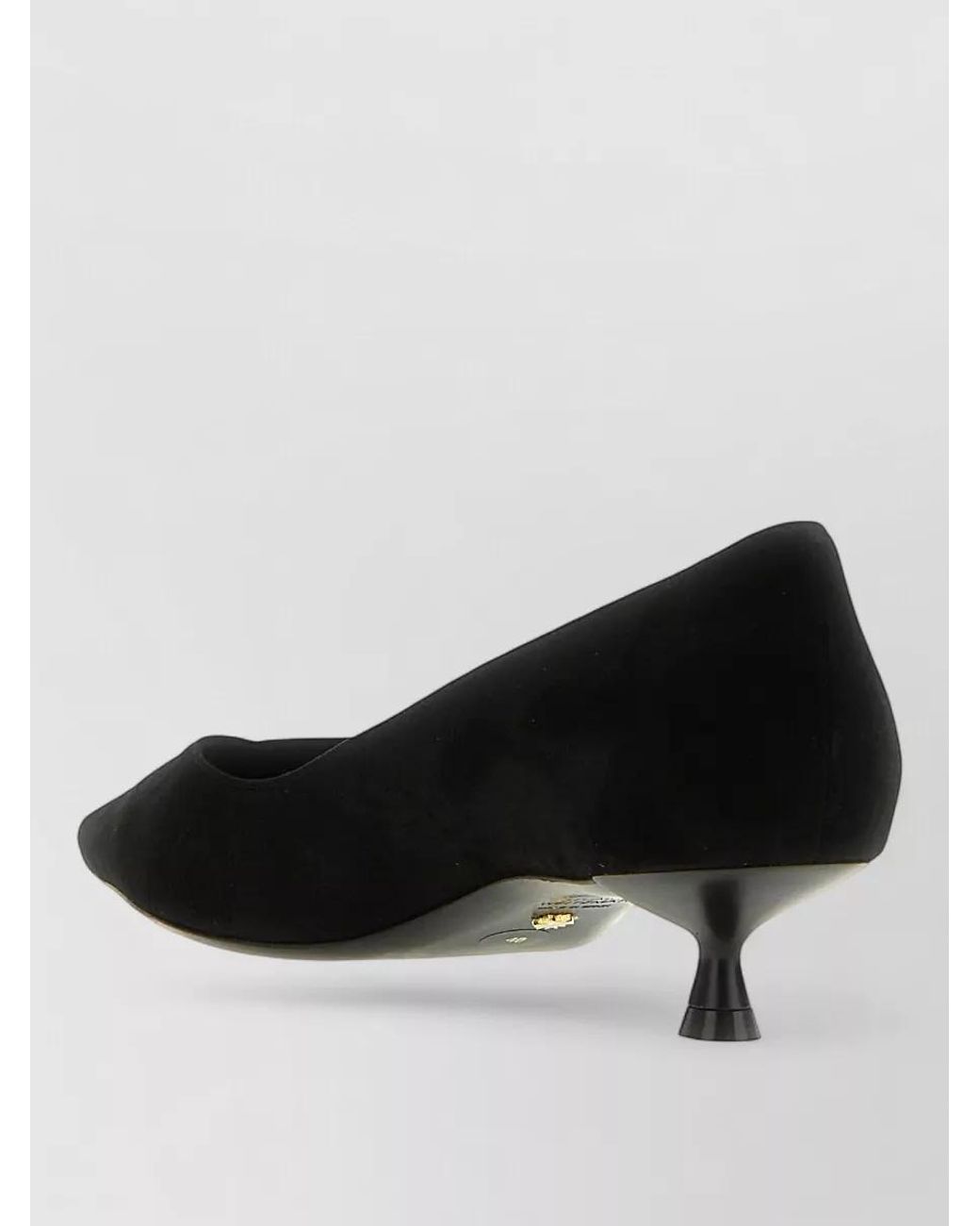 Stuart Weitzman Black Leather High Heel Pumps