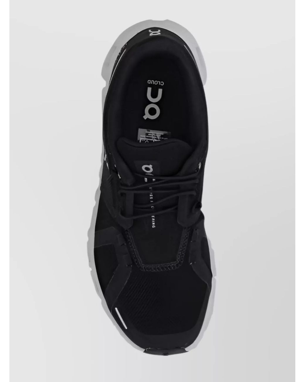 On Shoes Black Technical Fabric Cloud 6 Low-Top Sneakers