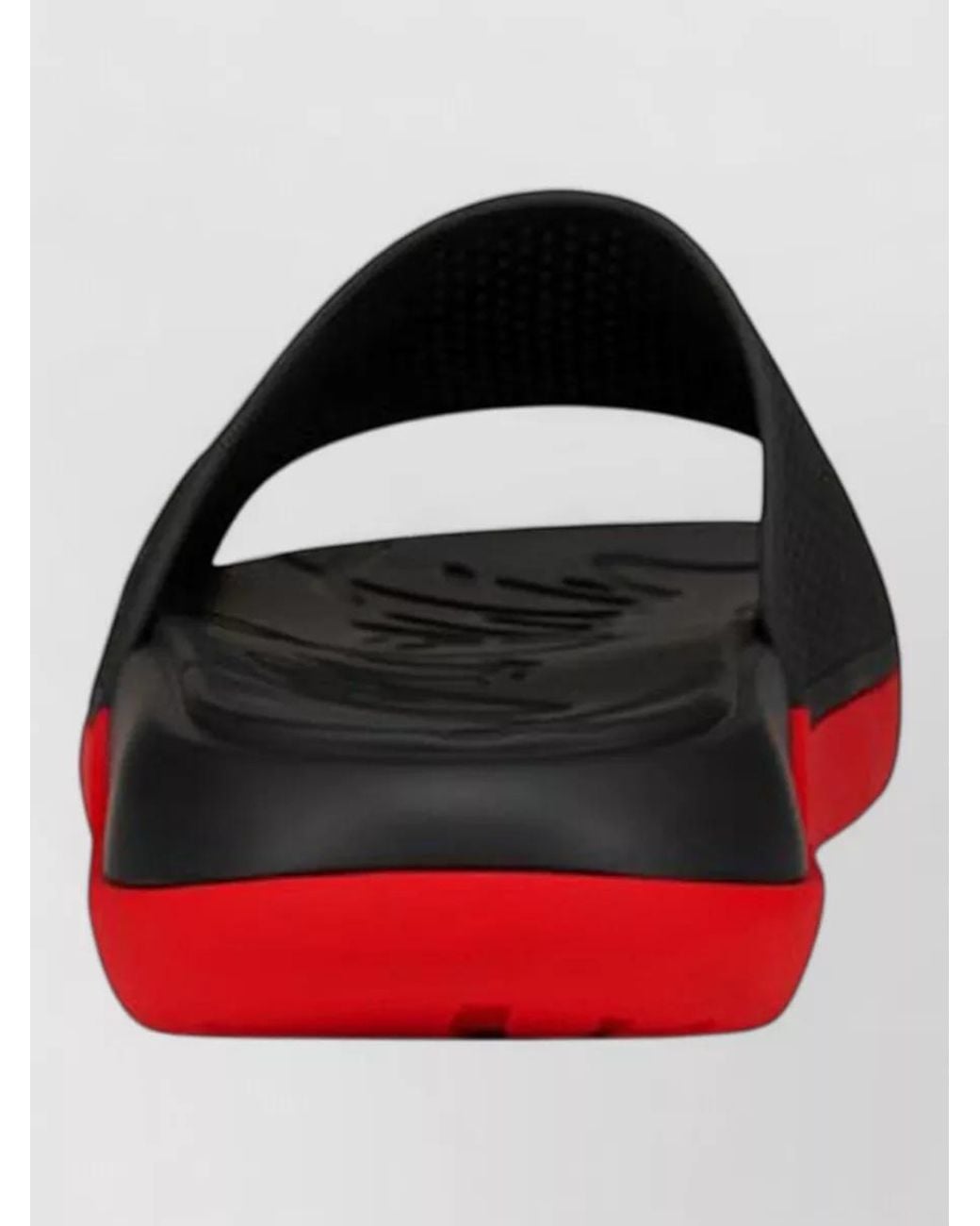 Christian Louboutin Red Rubber Slides for men