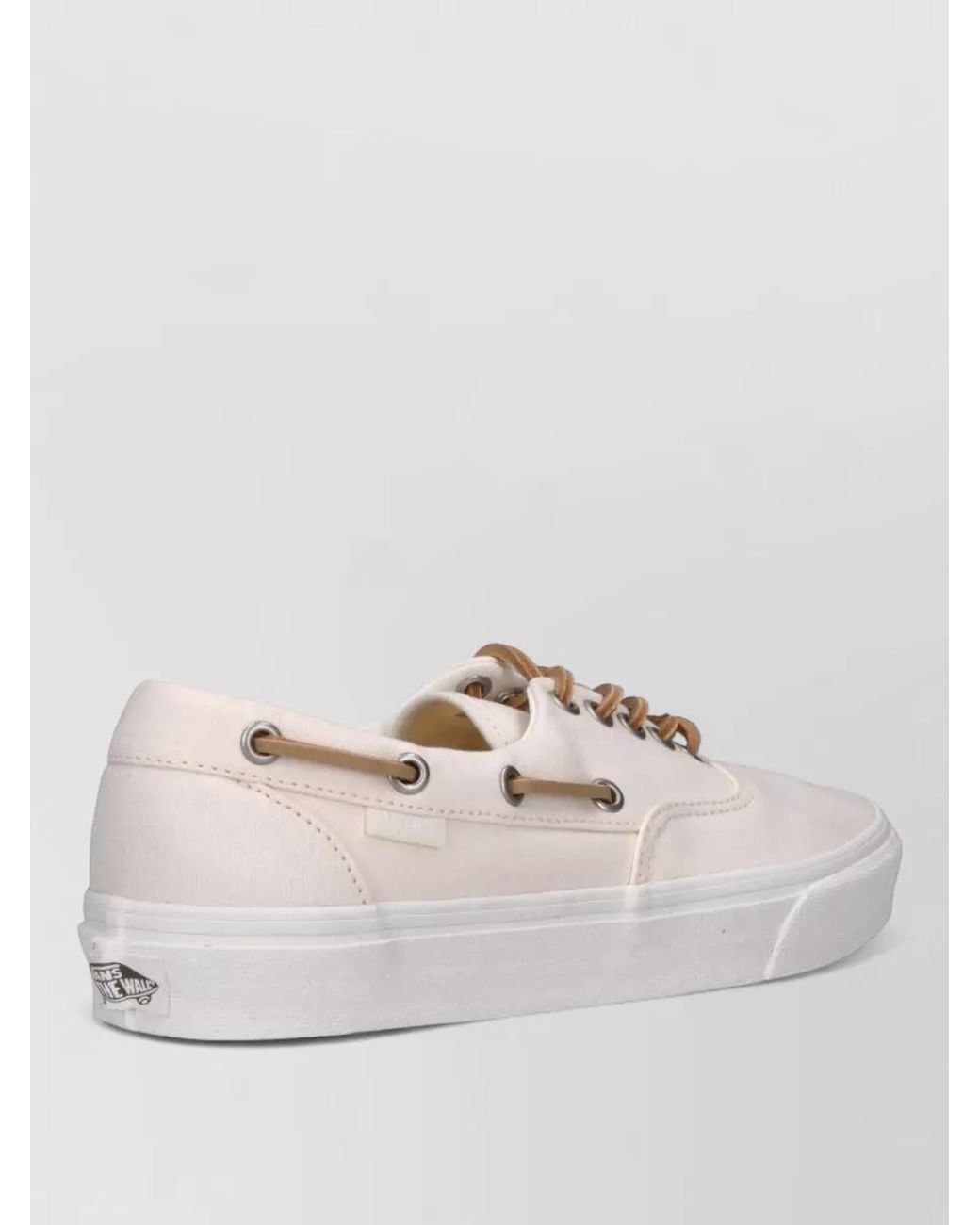 Vans Natural Low Top Lace-Up Sneakers