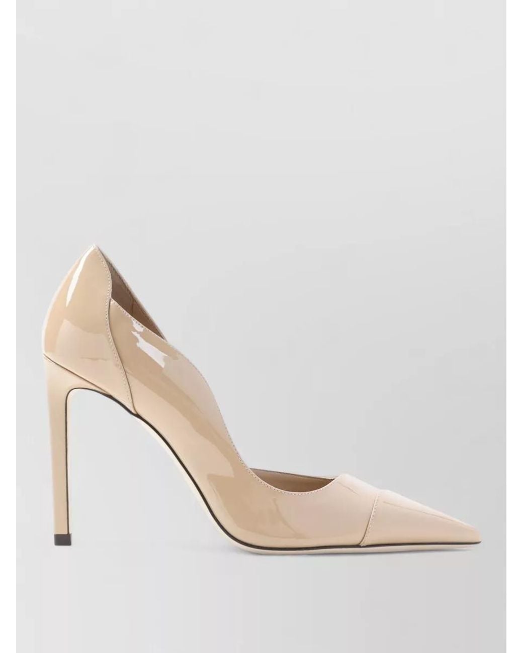 Jimmy Choo Pink Patent Leather Brigitte 100 Pumps