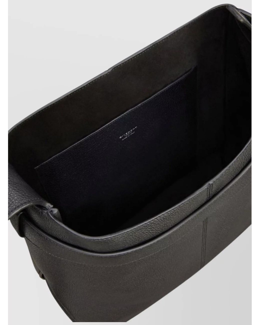 Givenchy Black Leather Belted Shoulder Bag for men
