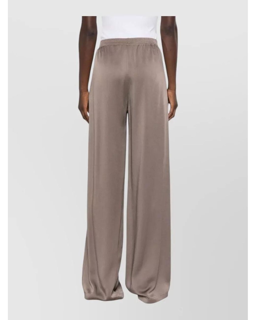 Fabiana Filippi Natural High-Rise Wide-Leg Palazzo Trousers
