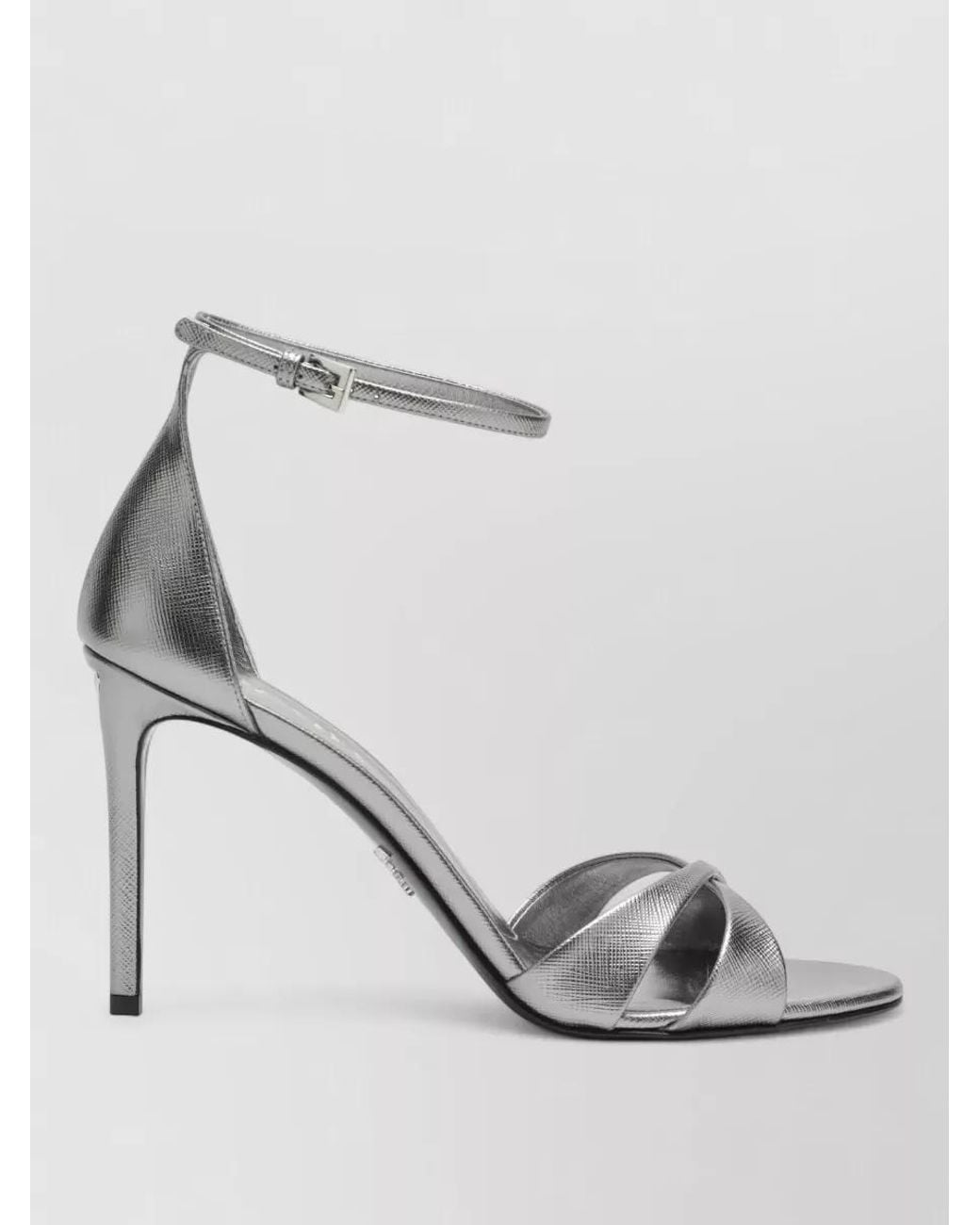 Prada White Heeled Sandals