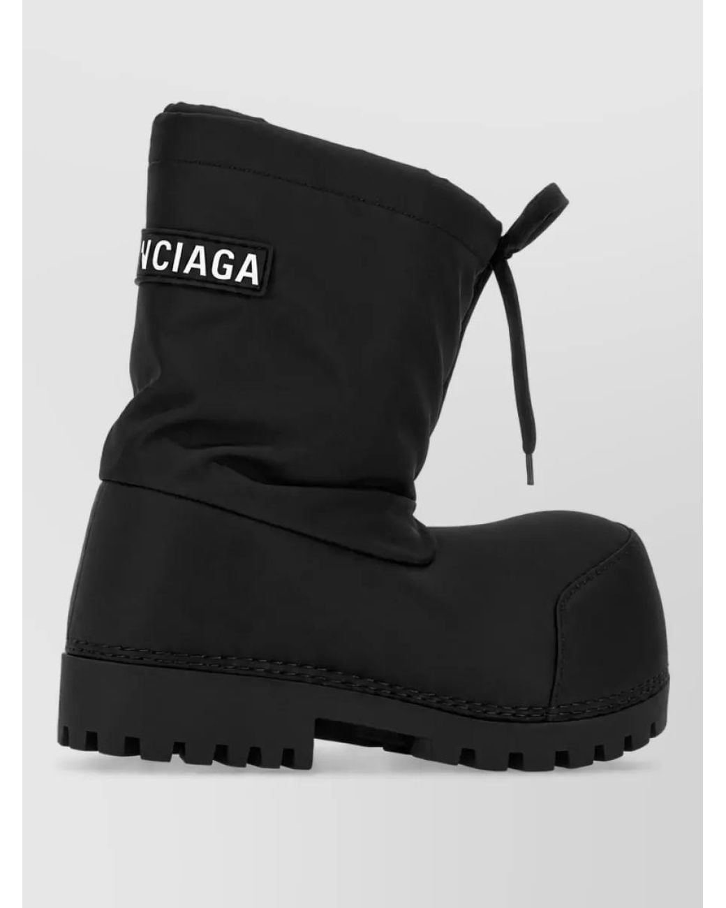 Balenciaga Black Padded Ankle Boots for men