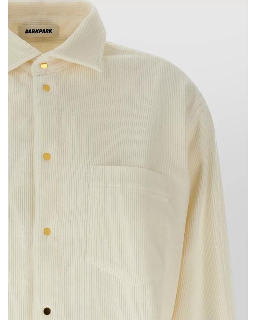 DARKPARK Natural Corduroy Long-Sleeve Shirt