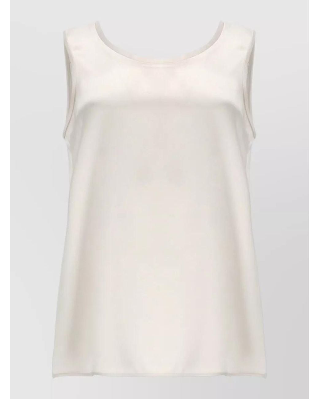 Max Mara Natural Sleeveless Top