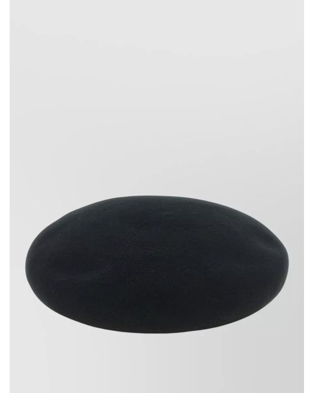 Yohji Yamamoto Black Technical Beret Hat for men