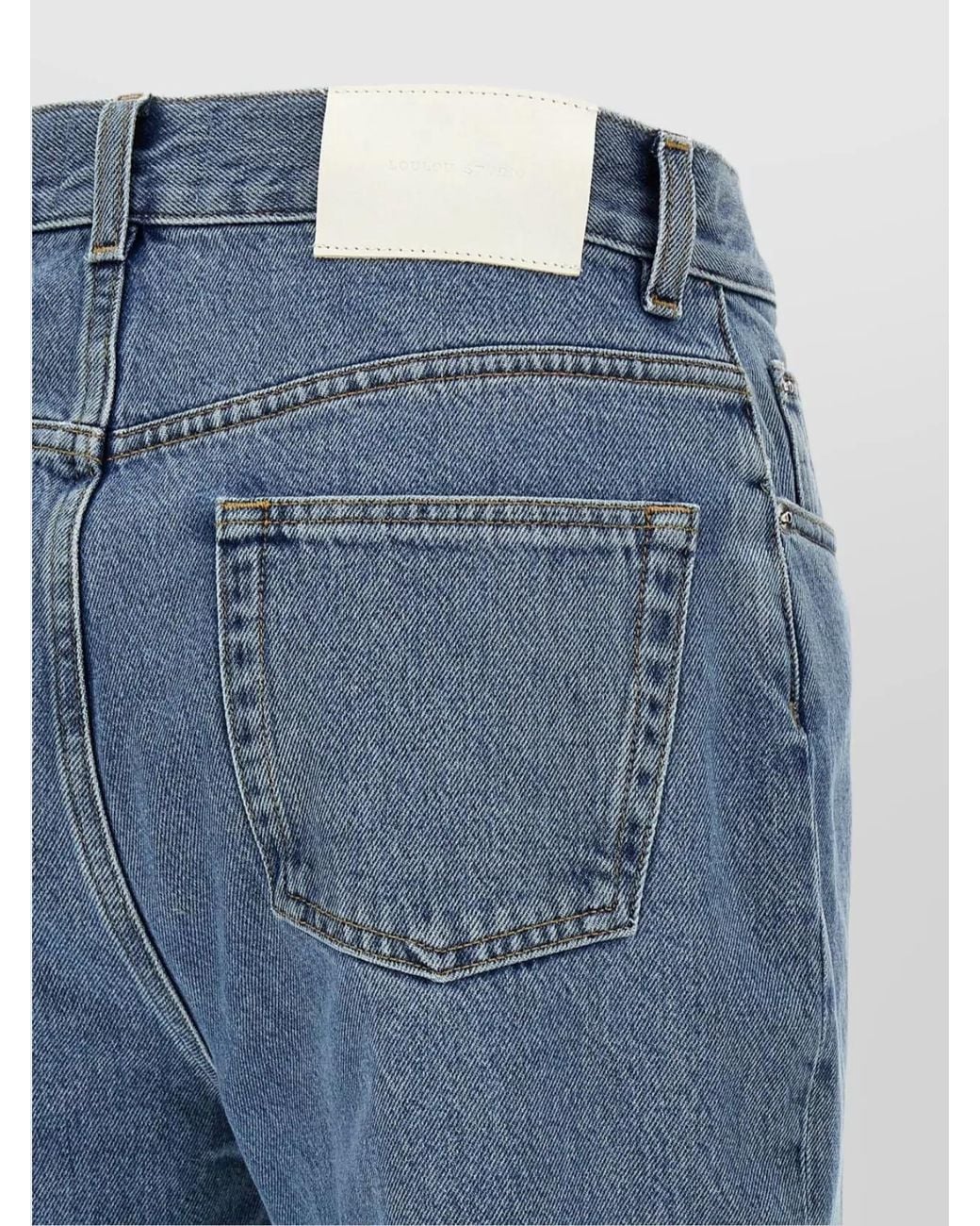 Loulou de Saison Blue Denim Straight-Leg Jeans