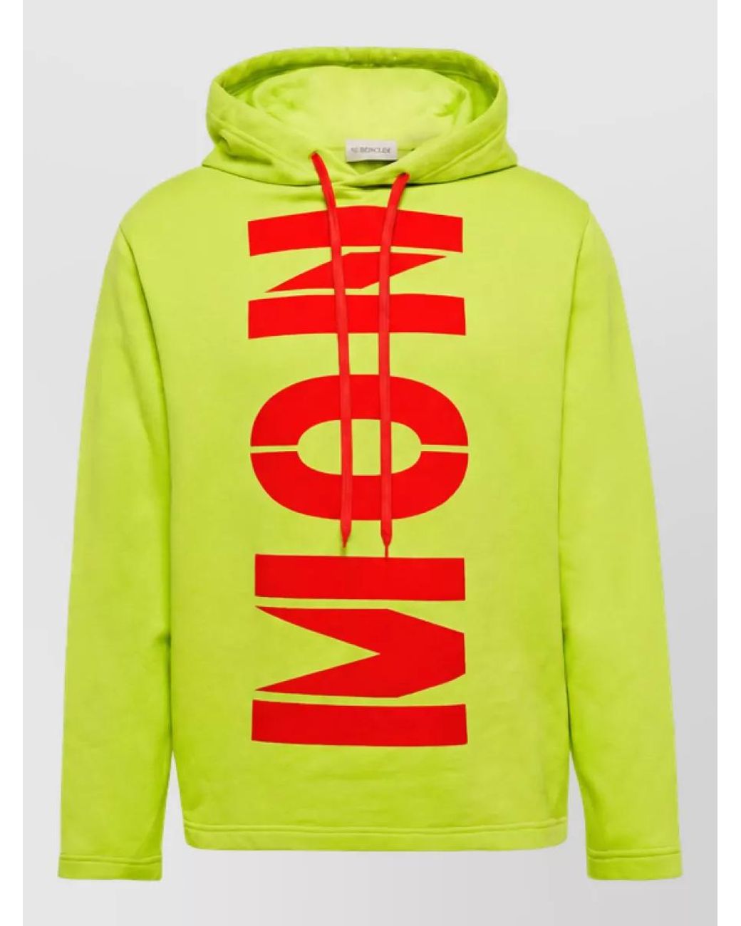 Moncler Genius Gray Cotton Hoodie for men