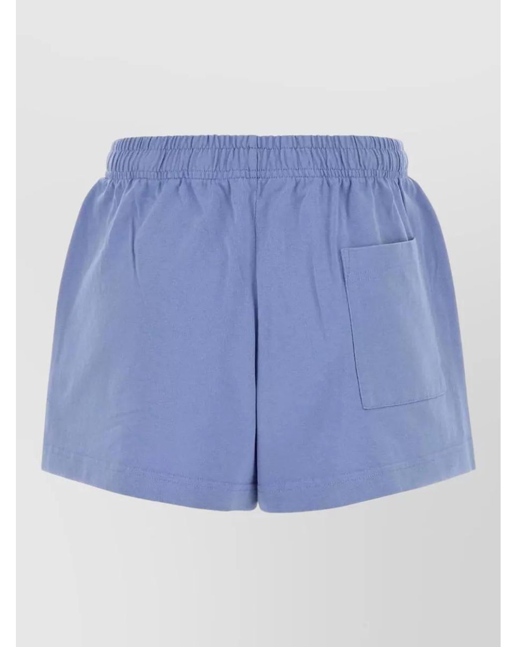 Sporty & Rich Blue Cotton Shorts