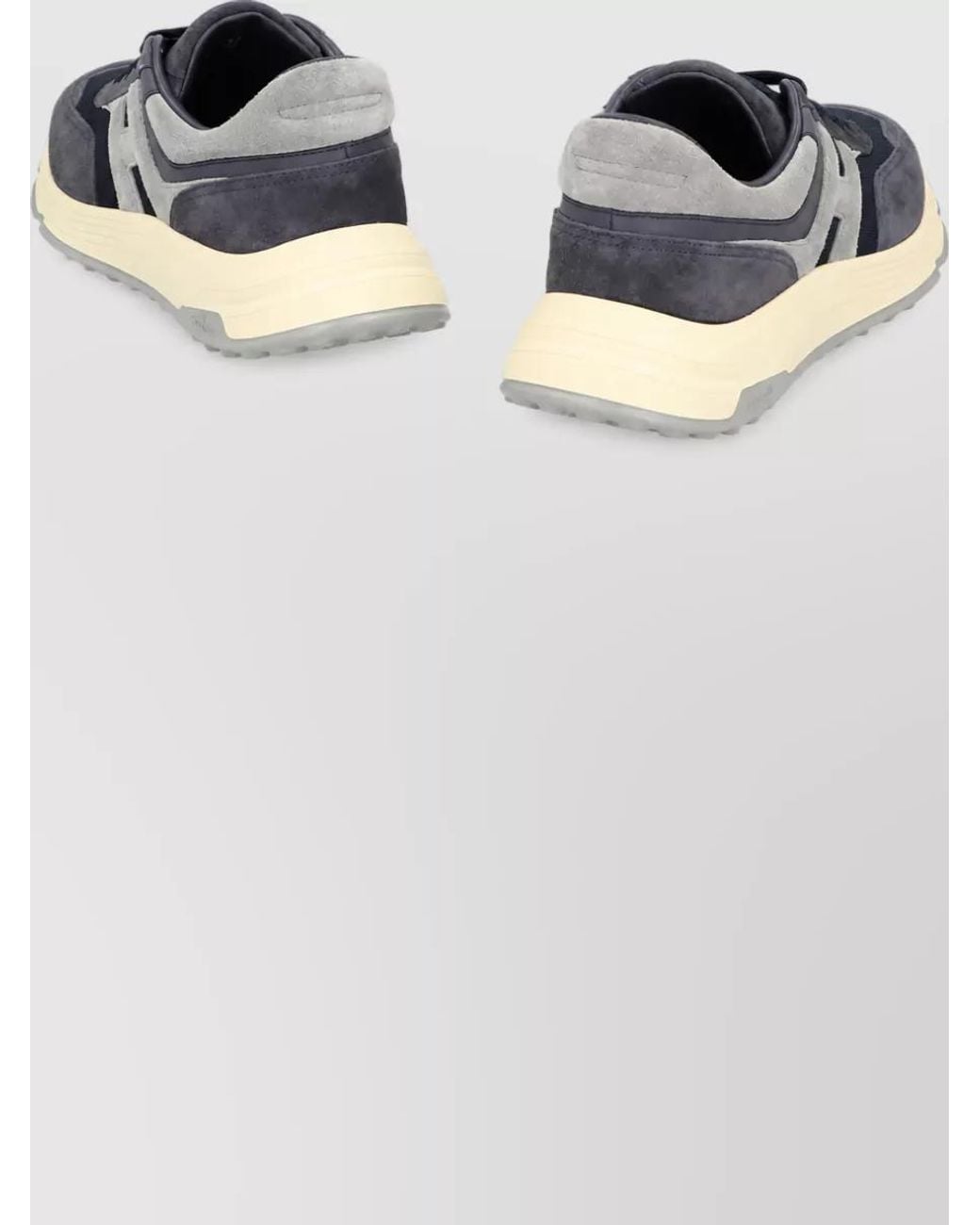 Hogan Blue Leather Low-Top Sneakers for men