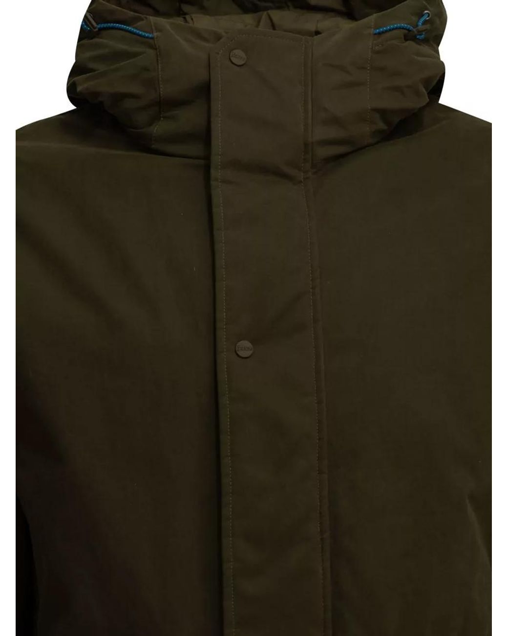 Herno Green Padded Parka for men
