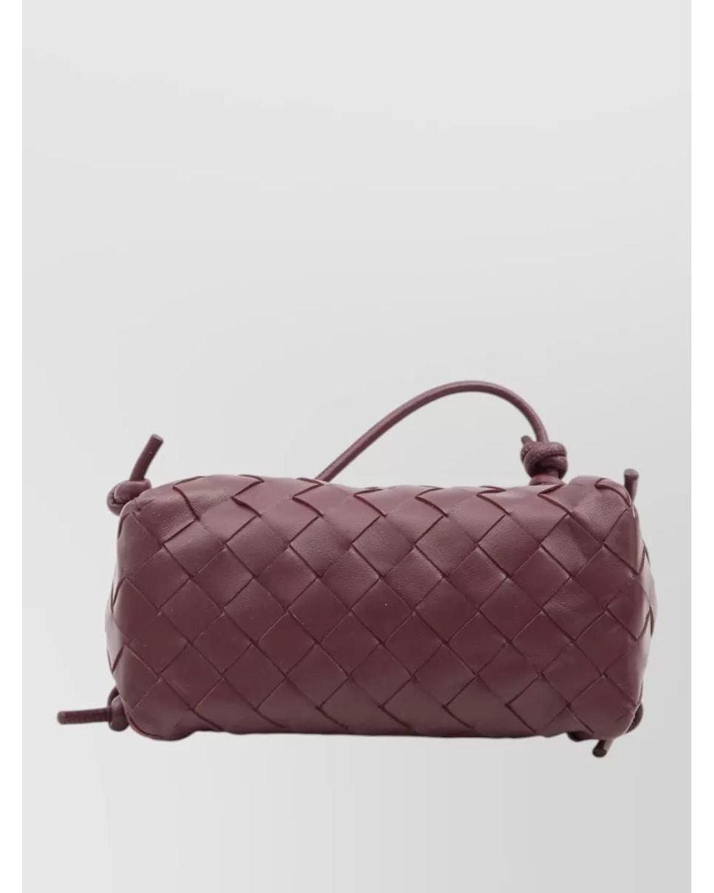 Bottega Veneta Purple Concert Pouch Lambskin Mini Bag